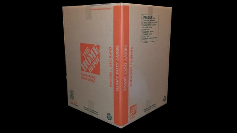 Caja grande de 18 × 18 × 24 in